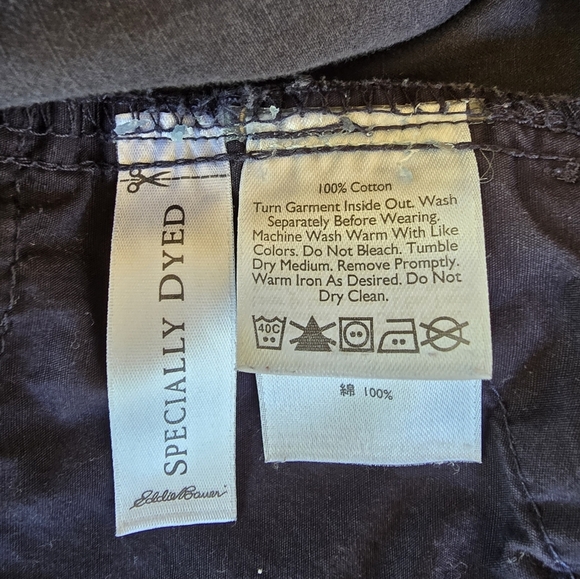 Eddie Bauer▪️Mercer Shorts 100% Cotton in Navy - Picture 6 of 7